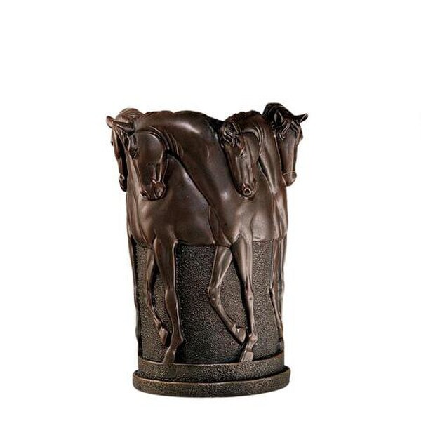 Six Stallions Horses Hippodrome Vase pot Vessel Urn Sculptural Planter